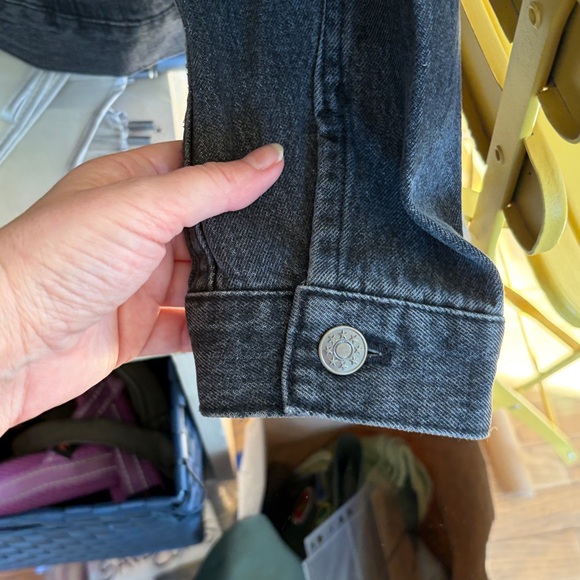 Coveted Free People Jean Jacket with Embroidery and Beadwork XS - Picture 12 of 12
